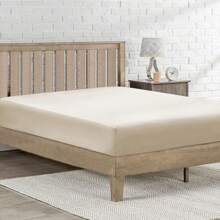 Bedding Fitted Sheet - Bottom Sheet - Soft Microfiber - Shrinkage And Fade Resistant - Easy Care -1 Fitted Sheet Only - Beige - View 5