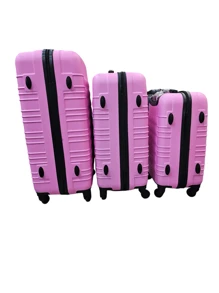 Maleta de viaje multifuncional de gran capacidad para uso diario y viajes - Rosa - Ver 2