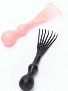 1 pieza Cepillo desenredante para cabello rizado, cepillo de paleta para mujeres con cabello natural y texturizado, cepillo de pelo liviano para cabello húmedo y seco, cepillo desenredante con cerdas flexibles, perfecto para cabello largo, grueso, rizado y ondulado, experiencia de desenredo sin dolor, apto para todos los tipos de cabello. Día de la Madre, Regalo para mi madre