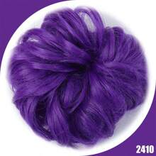 Synthetic Messy Bun Chignon Donut Gary Hair Bun Pad Elastic Hair Rope Rubber Band Hair Extensions