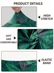 1 Vỏ bọc ghế sofa ngoài trời họa tiết lá, Vỏ bọc ghế sofa bằng polyester co giãn có thể tháo rời, dùng cho sân hiên, sân thượng, ghế sofa sân vườn - Nhiều màu - Xem 7