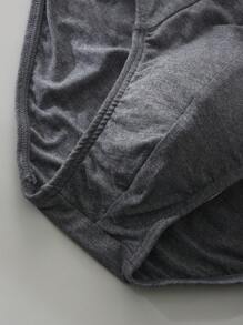 HIALEGION 5 piezas Pantalones triangulares para hombres, ropa interior cómoda y transpirable, moda, calzoncillos con hebilla, ropa interior diaria informal de estilo triangular para hombres