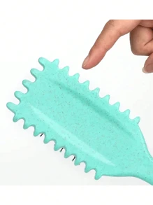 1 pieza Cepillo desenredante para cabello rizado, cepillo de paleta para mujeres con cabello natural y texturizado, cepillo de pelo liviano para cabello húmedo y seco, cepillo desenredante con cerdas flexibles, perfecto para cabello largo, grueso, rizado y ondulado, experiencia de desenredo sin dolor, apto para todos los tipos de cabello. Día de la Madre, Regalo para mi madre