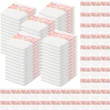 3/5/10/15/20/50 Pcs Baby Reborn Doll Diaper Clips, Fits 18-24 Inch Newborn Doll Accessories Clothing, For Ages 6+ (Doll Not Included) - Pink and White Diapers - View 2