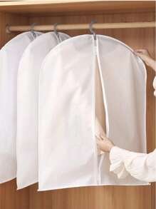 1 pezzo Sacchetto antipolvere per abiti, tasca trasparente lavabile appesa, copri-abito, telo protettivo per abiti, custodia protettiva appendibile per abiti con cerniera completa, copriabiti semitrasparente per organizzazione dell armadio, in materiale PEVA resistente a polvere e muffa, adatto per riporre abiti di stagione, salva spazio e facile da usare, protegge gli abiti da polvere, umidità e tarme, perfetto per casa e viaggio, camera da letto, organizer, archiviazione domestica