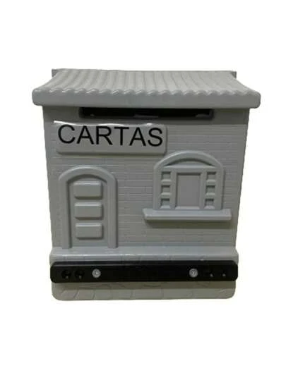 Caixa Caixinha De Correio Pvc Para Correspondência Cartas Para Grade E Portão Lubian