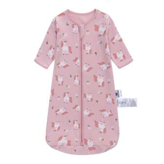 miracle baby 1 件婴儿睡袋，新生儿男女通用连体睡衣，防惊吓长袖，四季皆宜