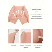 1 pieza Bragas de realce gluteal sin costuras de silicona - Elevación instantánea, adelgazante de cintura, moldeador de glúteos y caderas para mujeres - Cómodo, acolchado, con insertos de silicona