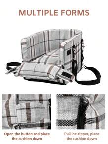 Dog Car Seat - Small Dog Specific Car Seat, Small Dog Central Console Seat, Dog & Cat Booster Seat, Portable Car Armrest Seat For Dogs & Cats Under 15lbs, Interactive Pet Car Seat, Pet Supplies, Universal Portable One Shoulder Pet Carrier For Dogs And Cats Dog Car Seat Car Seat Covers Dog Car Seat Cover Pet Car Seat