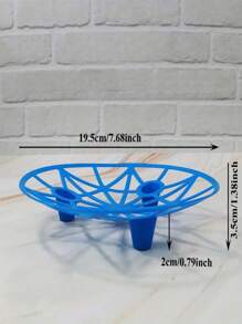 5/10pcs. Plastic Watermelon Support Pallet - Anticorrosion, Sturdy Blue Tray For Garden And Farm Fruit Displays, Perfect For Melons And Large Fruits