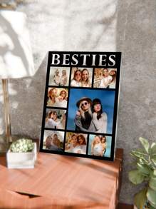 1Pc Personalized Photos To Canvas Print - Canvas Prints With Your Photos On Custom Wall Art For Bedroom, Living Room, Wedding, Pet, Family, Love, Couple, Friend, Picture, Photo, Framed Wall Art,Christmas Gift,Best Friend,Family Gift,Birthday Gifts,Gift For Family/Friend/Girlfriend/Boyfriend - Photos-6 - View 4