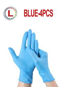 Guanti monouso in nitrile, adatti per entrambe le mani, perfetti per cucina, lavastoviglie, pulizie, salone di bellezza, tintura dei capelli, hotel, impermeabilizzazione, pulizia, lavanderia e lavorazione alimentare acquacoltura, uso domestico e strumenti per la creazione di resina, colori disponibili: rosa, bianco, viola, nero. - Multicolore - Visualizzare 28