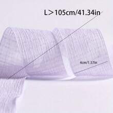 Edged Sequin Tulle Ribbon, Handmade DIY Materials For Bow Hair Accessories, Ribbons - Multicolor - View 4