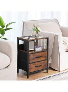 Minimalist Bedroom Dressers Charging Station With 2 Drawers