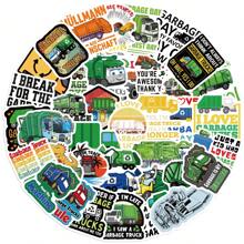 50 szt. naklejek na śmieciarkę winylowe estetyczne naklejki scrapbooking, pamiętnik, zderzak, deskorolka, butelka na wodę, kreskówka, kask, naklejki i kalkomanie samochodowe