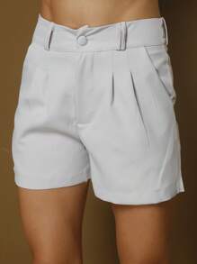 Conjunto Afaitaria |Sem Cinto| Sem Manga| Short com Bolsa Tecido De Alfaiataria