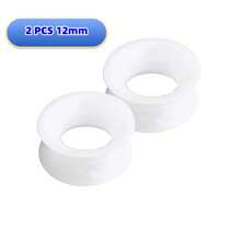 2 Stücke Silikon Ohrtunnel flexible Ohrplugs Stretcher Expander doppelt geflanscht Flesh Ohrpiercing Schmuck für Frauen und Männer