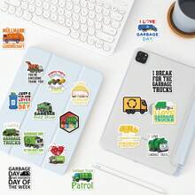 50 szt. naklejek na śmieciarkę winylowe estetyczne naklejki scrapbooking, pamiętnik, zderzak, deskorolka, butelka na wodę, kreskówka, kask, naklejki i kalkomanie samochodowe