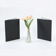 1 pieza Tablero reflector plegable grueso, telón de fondo fotográfico plegable con bordes negro y blanco, apto para fotografía de productos, fotografía de fiestas y fotografía al aire libre