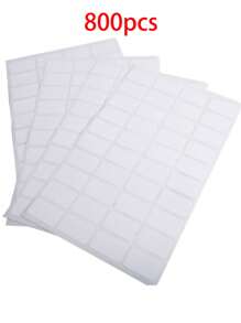 1000pcs Diamond Painting Sticker Labels, Round And Square Shapes, Suitable For DIY, Toolbox, Storage Box Markings, Writable Digits & Letters
