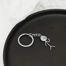 4 pièces Ensemble de porte-clés assortis en forme de cœur pour homme, porte-clés mignons, pendentifs pour portefeuille, sac à dos. Cadeaux pour la Saint-Valentin pour lui et elle. Cadeau pour femme. Port quotidien, mariage, fête, rendez-vous. Convient pour les petites amies.