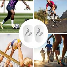 1 对迷你足球护腿板，厚成人防滑护腿板 - 适合所有季节