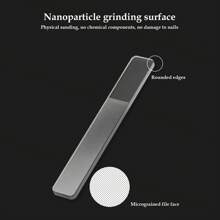 3pcs/Set,Nail File Glass Nail Buffer Crystal Nano Nail File And Cuticle Trimmer Double Sided Manicure Pedicure Tools Nail Kit For Women Men Acrylic Natural Nail(Each Piece Is Boxed Separately) - Multicolor - View 8