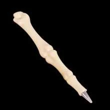 3pcs Creative Bone Shaped Pen, Novelty Realistic Skeleton Style Ballpoint Pen, Halloween Promotional Gift