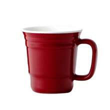 American Minimalist Ceramic Mug, Red Ceramic Mug, Creative Breakfast Cup With Spoon, Coffee Mug, Couple's Personalized Home Water Cup.