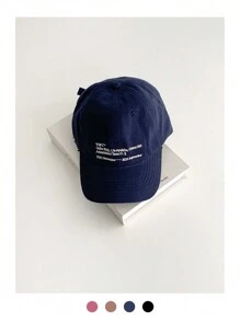 1 pieza Gorra estilo snapback minimalista suave con corona, sombrero de sol casual unisex para exterior, rostro pequeño, primavera/verano