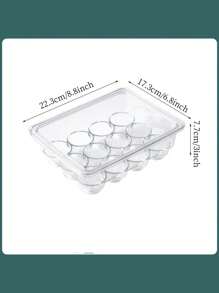 Contenitore per uova per frigorifero con coperchio, contenitore in plastica per uova da frigorifero, vassoio porta uova da 14/21 uova trasparente, scatola porta uova con scomparti anti-collisione e coperchio, scatola porta uova impilabile trasparente per casa/cucina, adatta per frigorifero, armadietto, cassetto e scaffale, organizer e armadietto da cucina, accessori da cucina - Multicolore - Visualizzare 13