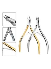 1 stuk roestvrijstalen nagelknipper voor dikke nagels en ingegroeide teennagels, teennagelknipper voor mannen, vrouwen en senioren, scherp gebogen, professioneel pedicure-instrument - perfect voor professionele nagelverzorging