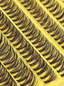 200 pezzi Ciglia finte a grappolo in finta pelliccia di visone, ciglia 3D volume 30D 0.05C, lunghezza 8-10-12-14-16mm, aspetto naturale, ciglia finte individuali per estensione ciglia, grappoli di ciglia, ciglia finte individuali