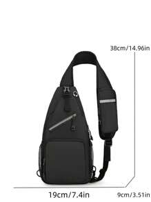 Waterproof Shoulder Bag Men's Crossbody Casual Messenger Bag Hiking, Running, Cycling, Touring, Traveling, Crossbody Bag, Roomy, Suitable For Men, Versatile Crossbody For Outdoor Adventure And Work New Life Items For Students Men Essentials Side Bag Graduation School Supplies Mobile Phone Bag Hiking Accessories Pouch
