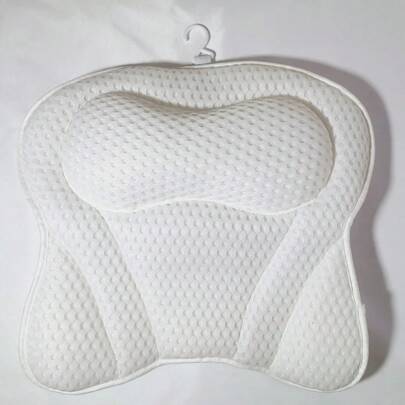 Bath Pillow Bathtub Pillow, Neck Back Support, Ultra Soft 3D Breathable Mesh Spa Cushion, Headrest, Bathroom Accessories, Gifts