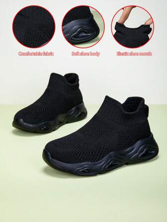 New Design Kids Casual Fashionable Breathable Slip-On Athletic Sneakers