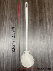 1PC- 360-Degree Silicone Cleaning Brush, Head Length Foldable Handle, Reusable Bottle And Cup Brush For Kitchen And Home Use