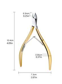 1 stuk roestvrijstalen nagelknipper voor dikke nagels en ingegroeide teennagels, teennagelknipper voor mannen, vrouwen en senioren, scherp gebogen, professioneel pedicure-instrument - perfect voor professionele nagelverzorging