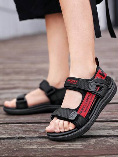 1 Pair Casual Fashion Lightweight Non-Slip Outdoor Beach Shoes, With Convenient Closure