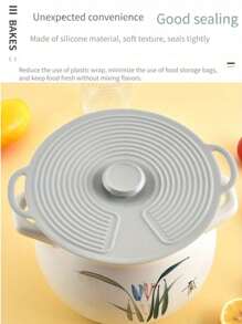 1pc/3pcs Silicone Bowl Covers Silicone Microwave Covers, 3 Sizes Reusable, Suitable For Cups, Bowls, Plates, Pots, Pans, Frying Pans, Stovetop, Oven, Refrigerator Dishwasher Friendly