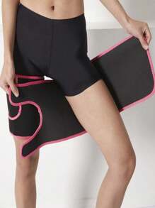 1 Pair Sports Fitness Sweat Leg Warmers, Running Protection Knee Braces, Sauna Sweat Leg Wraps