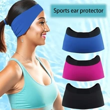 Bandeau de protection des oreilles pour la natation, étanche et confortable. Bandeau de natation réglable et antidérapant. Accessoires de natation et équipement sportif. Bandeau de piscine élastique et séchage rapide. Absorption de l'humidité et séchage rapide pour les sports. Indispensables de plage, accessoires de plage, flotteur de piscine