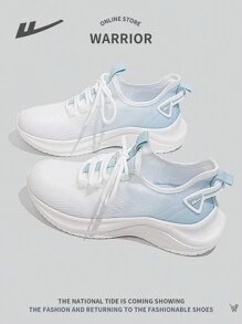 WARRIOR 1 Pair Women Lace Up Sneakers, Mesh Breathable Non-Slip Casual Lightweight Sport Shoes For Outdoor Workout Running