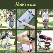 Luxury Camping Chair With Full Sun Protection Canopy - Outdoor Folding Patio Chair With Adjustable Shade, Cup Holder, Side Pockets - Heavy Duty Steel Frame Supports 330 Lbs (Army Green) - Army Green - View 5