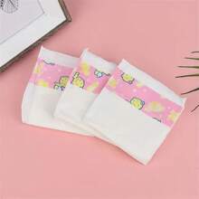 3/5/10/15/20/50 Pcs Baby Reborn Doll Diaper Clips, Fits 18-24 Inch Newborn Doll Accessories Clothing, For Ages 6+ (Doll Not Included) - Pink and White Diapers - View 12