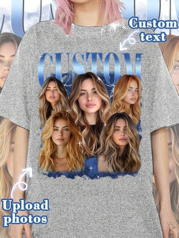 Camisa personalizada para novia, camiseta de rap personalizada estilo bootleg, camisa con patrón personalizado de cara de novia, camisa con patrón retro de los 90, regalo del Día de San Valentín, regalo para novia/esposa, regalo del Día de San Valentín
