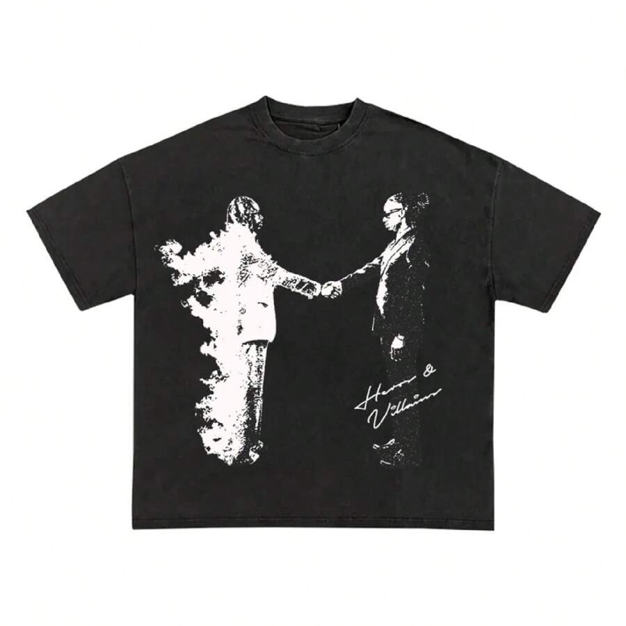 Metro Boomin Heroes & Villains Garment Dyed T Shirt - 黑色 - 查看 1