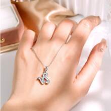 New Classic Twelve Constellation Series Capricorn Pendant Necklace S925 Silver Inlaid D-Color Moissanite