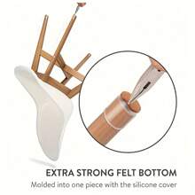 12/24/32PCS Chair Leg Floor Protectors, Furniture Pads For Hardwood Floors, Furniture Sliders For Chair Legs, Rectangle Floor Protectors For Chairs, Silicone Chair Leg Caps Cover,Effectively Protect The Floor