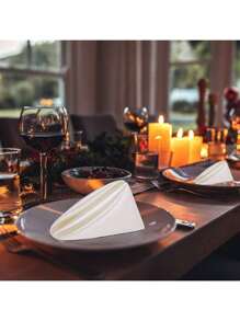 6/12/24/1pc Guardanapos de cetim, guardanapos de jantar quadrados, guardanapos de mesa macios resistentes a manchas e rugas para decoração de jantar de festa de casamento romântica, 16,92 polegadas, decoração de cozinha, guardanapos de decoração de Páscoa, guardanapos de pano